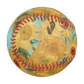 Vincent Van Gogh - Vase mit zwölf Sonnenblumen Baseball (Vorderseite Links)