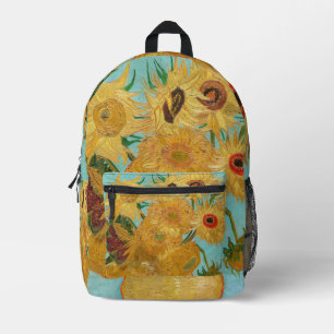 Vincent Van Gogh - Vase mit zwölf Sonnenblumen Bedruckter Rucksack