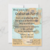 Vincent van Gogh - Vase mit zwölf Sonnenblumen Einladung (Rückseite)