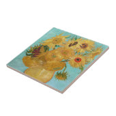 Vincent Van Gogh - Vase mit zwölf Sonnenblumen Fliese (Seite)
