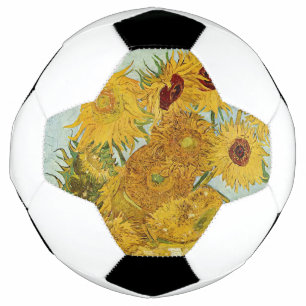 Vincent Van Gogh - Vase mit zwölf Sonnenblumen Fußball