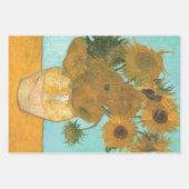 Vincent van Gogh - Vase mit zwölf Sonnenblumen Geschenkpapier Set (Vorderseite 3)