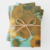 Vincent van Gogh - Vase mit zwölf Sonnenblumen Geschenkpapier Set (Beispiel)