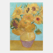 Vincent Van Gogh - Vase mit zwölf Sonnenblumen Geschenkpapier Set