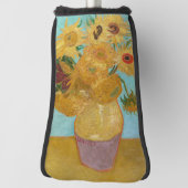 Vincent Van Gogh - Vase mit zwölf Sonnenblumen Golf Headcover (Rotieren 90)