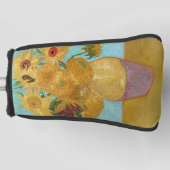 Vincent Van Gogh - Vase mit zwölf Sonnenblumen Golf Headcover (Vorderseite)