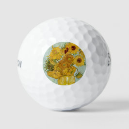 Vincent Van Gogh - Vase mit zwölf Sonnenblumen Golfball