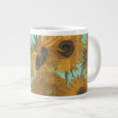 Vincent van Gogh - Vase mit zwölf Sonnenblumen Jumbo-Tasse (Vorderseite Rechts)