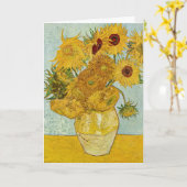 Vincent Van Gogh - Vase mit zwölf Sonnenblumen Karte (Gelbe Blume)