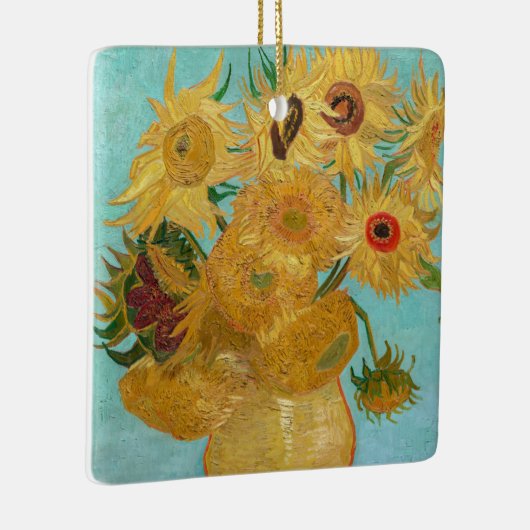 Vincent Van Gogh - Vase mit zwölf Sonnenblumen Keramikornament (Rechts)