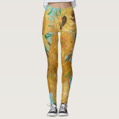 Vincent Van Gogh - Vase mit zwölf Sonnenblumen Leggings (Vorderseite)