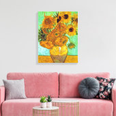 Vincent Van Gogh - Vase mit zwölf Sonnenblumen Leinwanddruck (Insitu (Wohnzimmer))