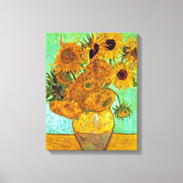 Vincent Van Gogh - Vase mit zwölf Sonnenblumen Leinwanddruck