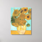 Vincent van Gogh - Vase mit zwölf Sonnenblumen Leinwanddruck (Vorderseite)