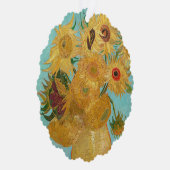 Vincent Van Gogh - Vase mit zwölf Sonnenblumen Ornament Karte (Rechts)