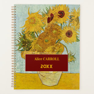 Vincent Van Gogh - Vase mit zwölf Sonnenblumen Planer