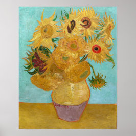 Vincent Van Gogh - Vase mit zwölf Sonnenblumen Poster