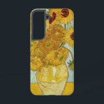 Vincent Van Gogh - Vase mit zwölf Sonnenblumen Samsung Galaxy Hülle<br><div class="desc">Vase mit 12 Sonnenblumen / Vase avec duze tournesols - Vincent Van Gogh,  August 1888 - Sonnenblumen 1888 dritte Fassung (F456)</div>