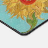 Vincent Van Gogh - Vase mit zwölf Sonnenblumen Schreibtischunterlage (Ecke)