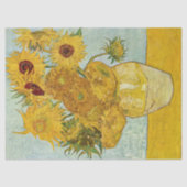 Vincent Van Gogh - Vase mit zwölf Sonnenblumen Seidenpapier (Vorderseite)