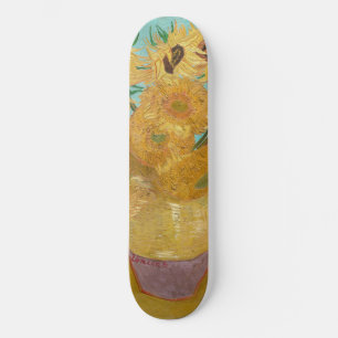 Vincent Van Gogh - Vase mit zwölf Sonnenblumen Skateboard