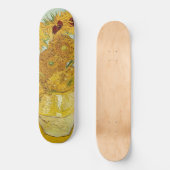 Vincent Van Gogh - Vase mit zwölf Sonnenblumen Skateboard (Vorderseite)