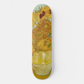 Vincent Van Gogh - Vase mit zwölf Sonnenblumen Skateboard (Vorderseite)