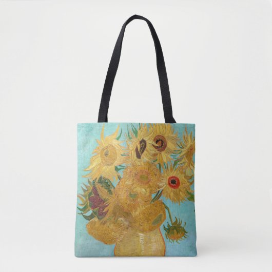 Vincent Van Gogh - Vase mit zwölf Sonnenblumen Tasche (Vorderseite)