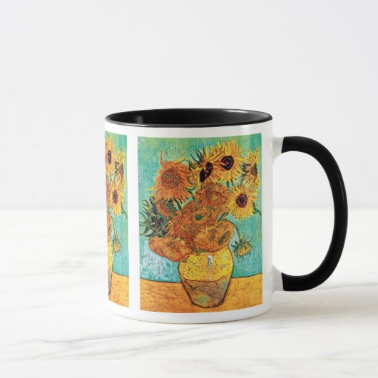 Vincent Van Gogh - Vase mit zwölf Sonnenblumen Tasse (Rechts)