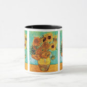 Vincent Van Gogh - Vase mit zwölf Sonnenblumen Tasse (Zentrum)