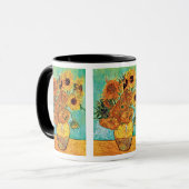 Vincent Van Gogh - Vase mit zwölf Sonnenblumen Tasse (Vorderseite Links)