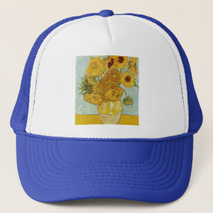 Vincent Van Gogh - Vase mit zwölf Sonnenblumen Truckerkappe