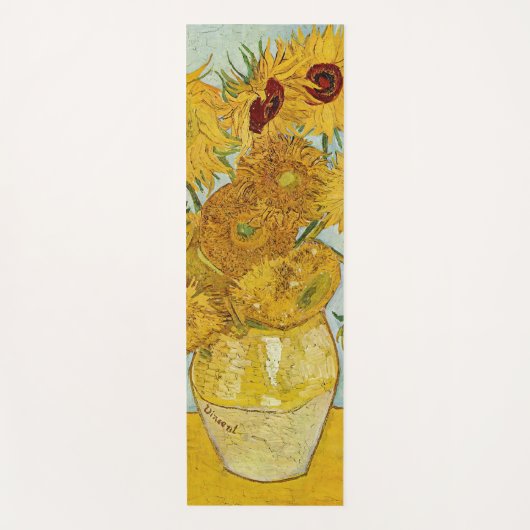 Vincent Van Gogh - Vase mit zwölf Sonnenblumen Yogamatte (Vorderseite)