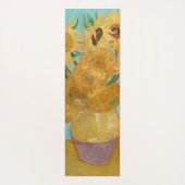 Vincent Van Gogh - Vase mit zwölf Sonnenblumen Yogamatte (Rückseite)