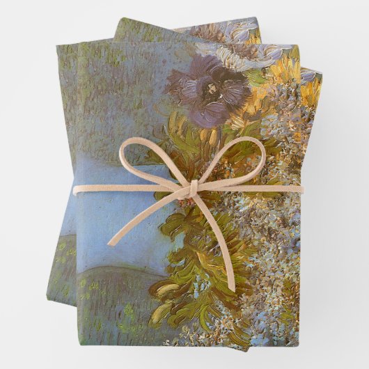 Vincent van Gogh Vase of Lilacs, Daisies, Anemones Geschenkpapier Set (Beispiel)