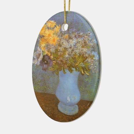 Vincent van Gogh Vase of Lilacs, Daisies, Anemones Keramik Ornament (Links)