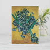 Vincent van Gogh - Vase w Irises Yellow Background (Stehend Vorderseite)
