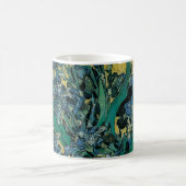 Vincent van Gogh - Vase w Irises Yellow Background Kaffeetasse (Mittel)
