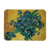 Vincent van Gogh - Vase w Irises Yellow Background Magnet (Horizontal)