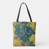 Vincent van Gogh - Vase w Irises Yellow Background Tasche (Rückseite)