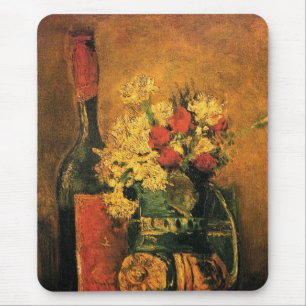 Vincent Van Gogh - Vase with Carnations Fine Art Mousepad