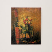 Vincent Van Gogh - Vase with Carnations Fine Art Puzzle (Vertikal)