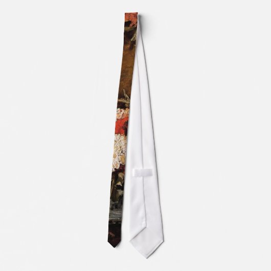 Vincent Van Gogh - Vase with Carnys - Fine Art Krawatte (Rückseite)