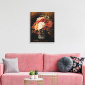 Vincent Van Gogh - Vase with Carnys - Fine Art Leinwanddruck (Insitu (Wohnzimmer))