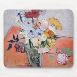 Vincent van Gogh - Vase with Roses & Anemones Mousepad
