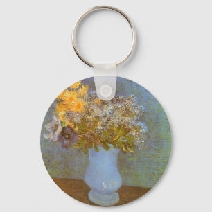 Vincent van Gogh Vasen mit Flieder, Gänseblümchen  Schlüsselanhänger
