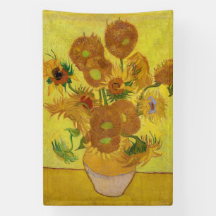 Vincent van Gogh - Vasen mit fünfzehn Sonnenblumen Banner
