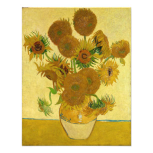 Vincent van Gogh - Vasen mit fünfzehn Sonnenblumen Fotodruck