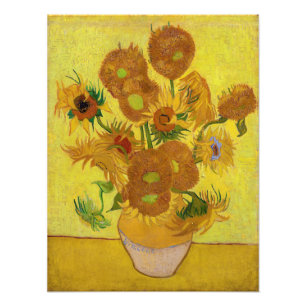 Vincent van Gogh - Vasen mit fünfzehn Sonnenblumen Fotodruck
