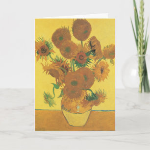 Vincent van Gogh - Vasen mit fünfzehn Sonnenblumen Karte